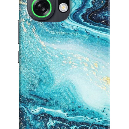 Blue Glitter Marble OPPO K13 Turbo Pro 5G Back Cover