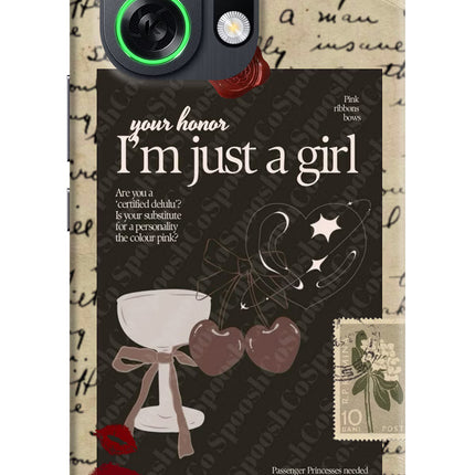 I am just a girl OPPO K13 Turbo Pro 5G Back Cover