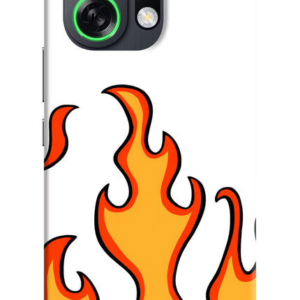 Fired Up – White OPPO K13 Turbo Pro 5G Back Cover