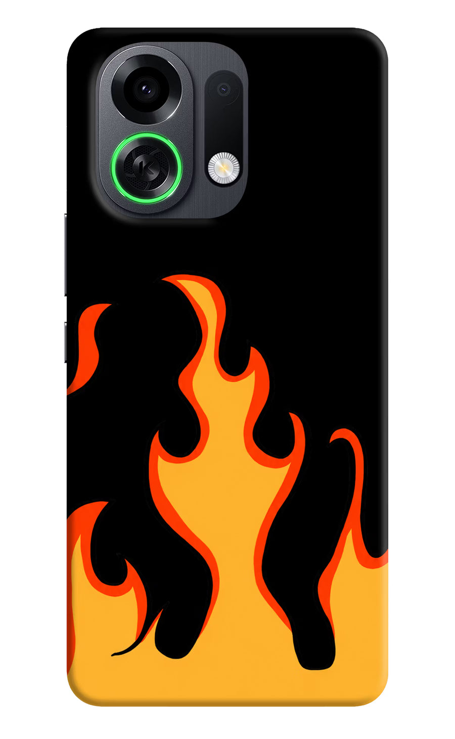 Fired Up – Black OPPO K13 Turbo Pro 5G Back Cover, Hard case