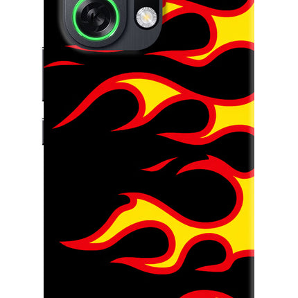 Side Sweep Flames OPPO K13 Turbo Pro 5G Back Cover