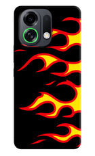 Side Sweep Flames OPPO K13 Turbo Pro 5G Back Cover