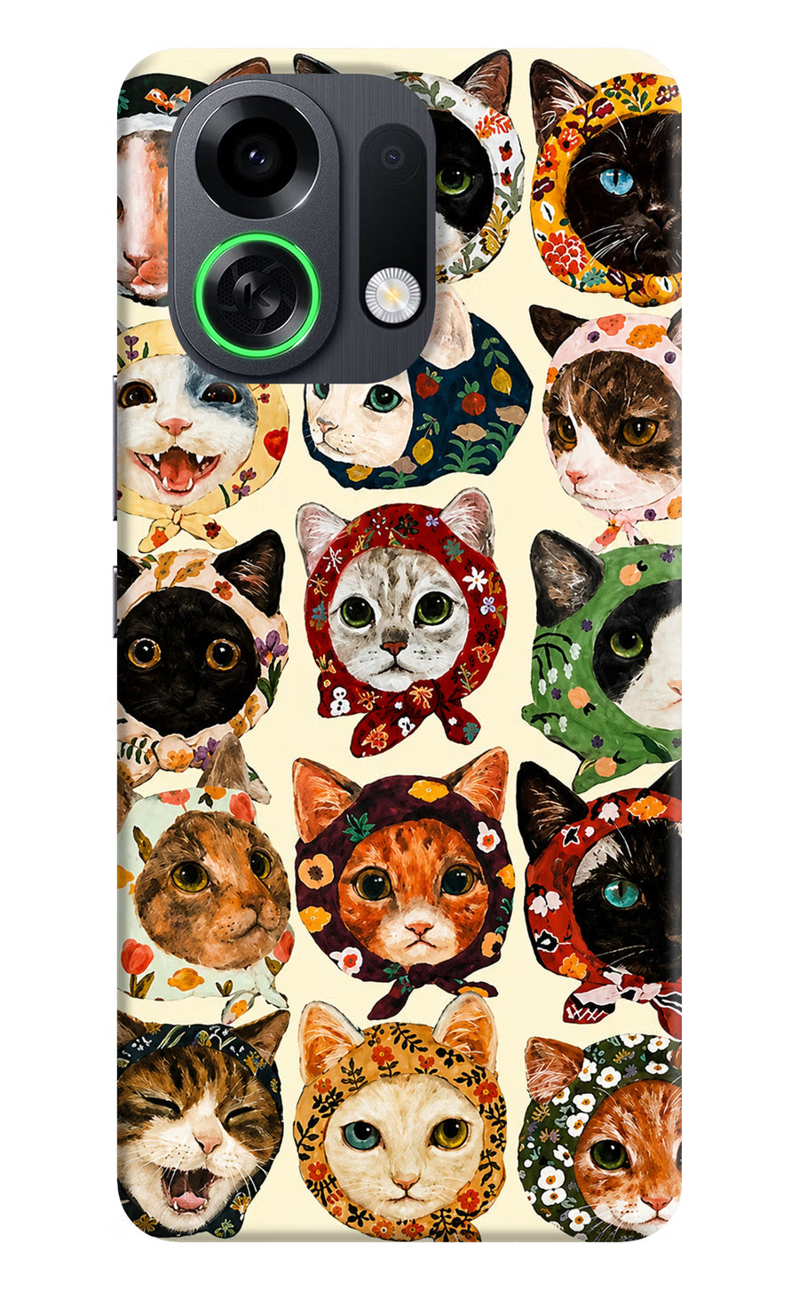 Cool Cat OPPO K13 Turbo Pro 5G Back Cover, Hard case
