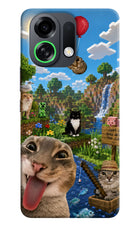 Minecraft Cat Chaos OPPO K13 Turbo Pro 5G Back Cover