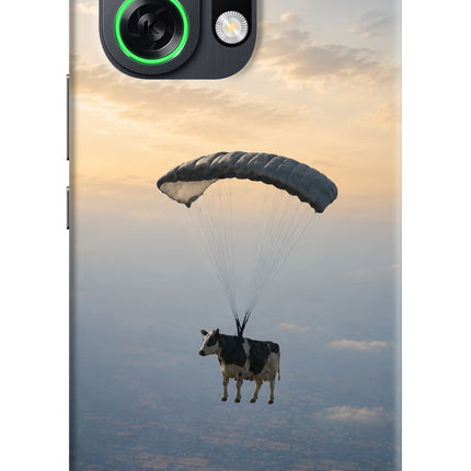 Skydiving Cow OPPO K13 Turbo Pro 5G Back Cover