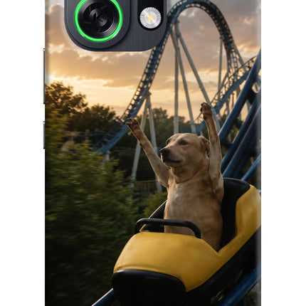 Rollercoaster Dog OPPO K13 Turbo Pro 5G Back Cover