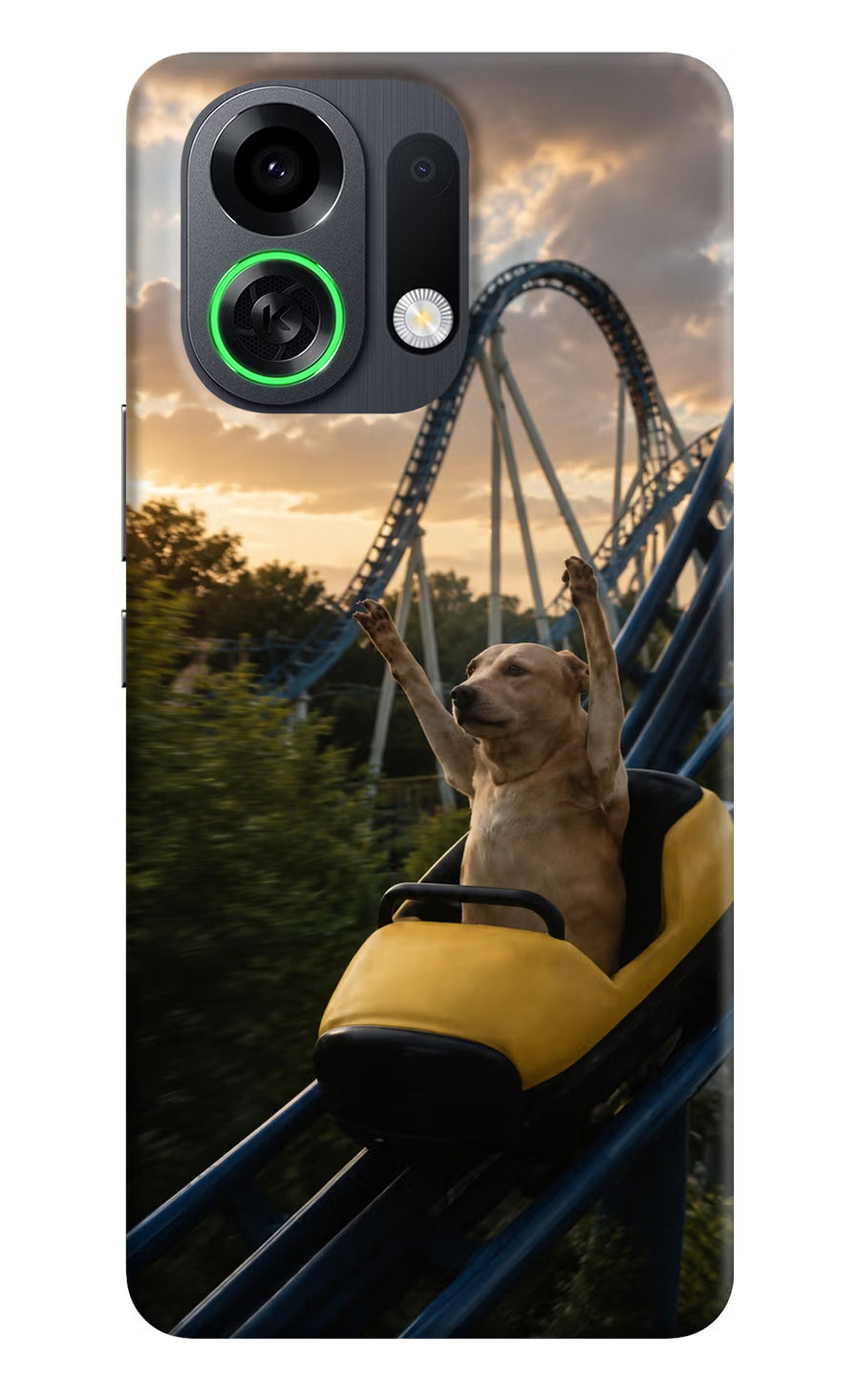 Rollercoaster Dog OPPO K13 Turbo Pro 5G Back Cover, Hard case