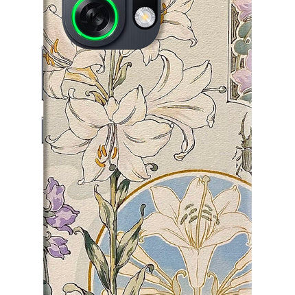 White Lily OPPO K13 Turbo Pro 5G Hard Case Back Cover by Casekaro