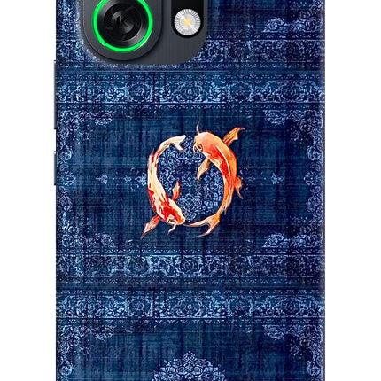 Koi Blue OPPO K13 Turbo Pro 5G Hard Case Back Cover by Casekaro