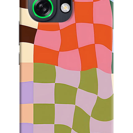 Wavy Grid OPPO K13 Turbo Pro 5G Hard Case Back Cover by Casekaro