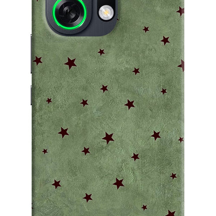 Green Stars OPPO K13 Turbo Pro 5G Hard Case Back Cover by Casekaro