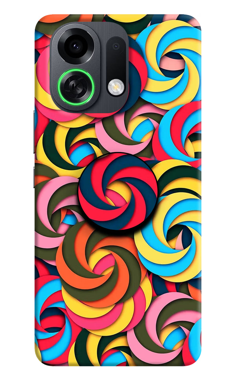 Spiral Pattern OPPO K13 Turbo Pro 5G Pop Case, Hard case