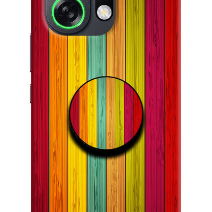 Multicolor Wooden OPPO K13 Turbo Pro 5G Pop Case