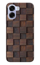 Wooden Cube Design OPPO K14x 5G Back Cover