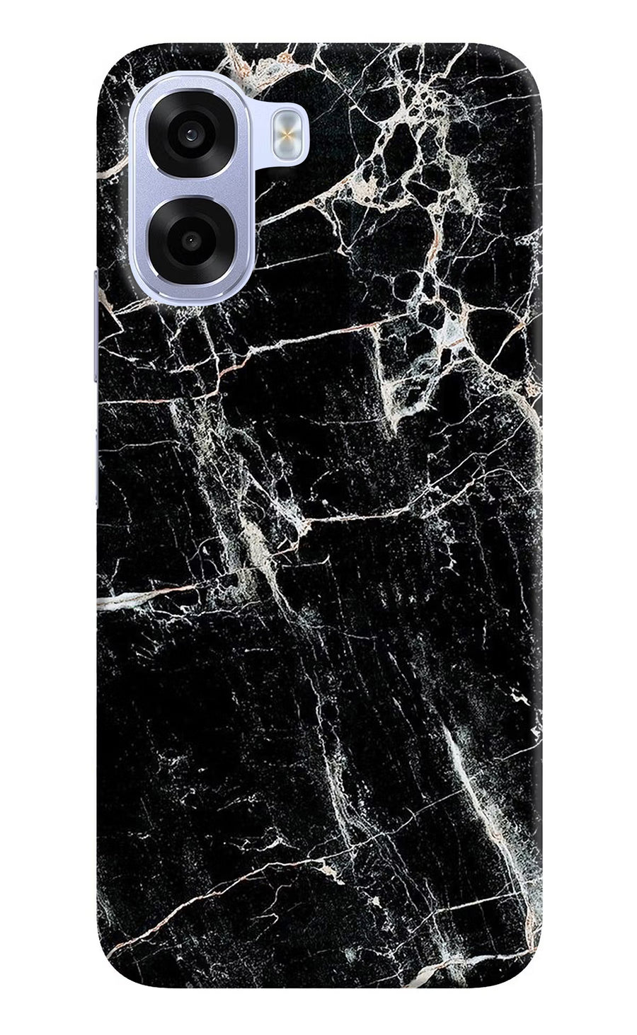 Black Marble Texture OPPO K14x 5G Back Cover, Hard case