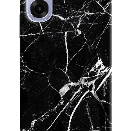 Black Marble Pattern OPPO K14x 5G Back Cover