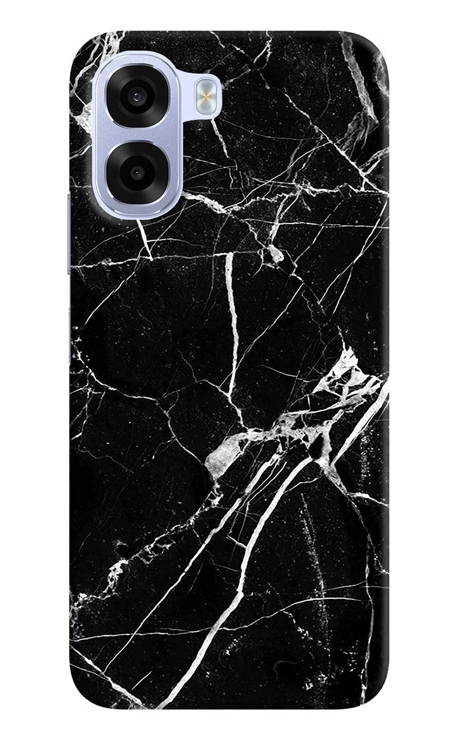 Black Marble Pattern OPPO K14x 5G Back Cover, Hard case