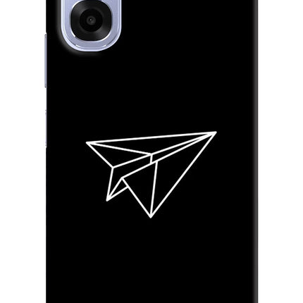 Paper Plane White OPPO K14x 5G Back Cover
