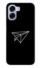 Paper Plane White OPPO K14x 5G Back Cover