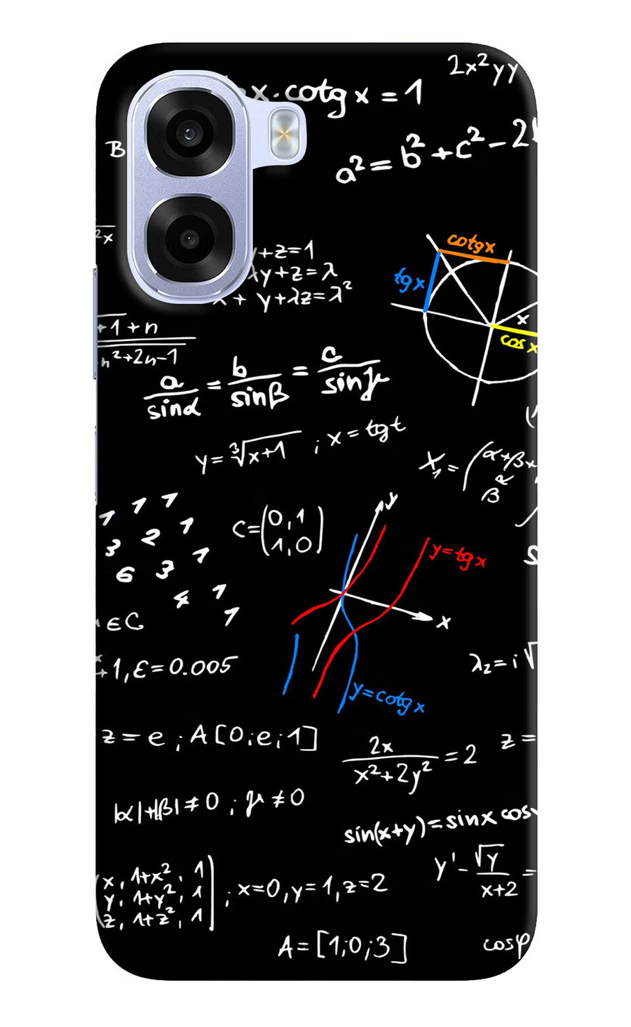 Mathematics Formula OPPO K14x 5G Back Cover, Hard case