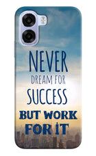 Never Dream For Success But Work For It OPPO K14x 5G Back Cover