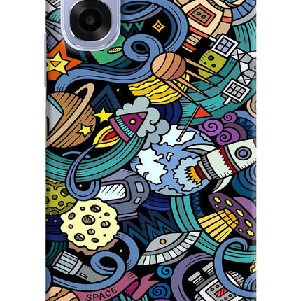 Space Abstract OPPO K14x 5G Back Cover