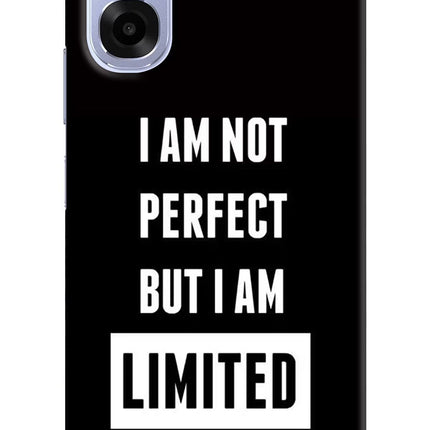 I Am Not Perfect But I Am Limited Edition OPPO K14x 5G Back Cover