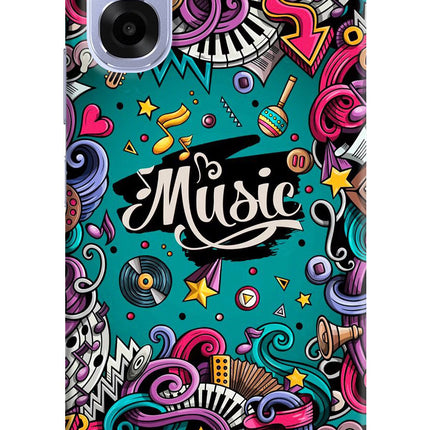 Music Graffiti OPPO K14x 5G Back Cover