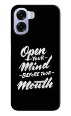 Open Your Mind Before Your Mouth OPPO K14x 5G Back Cover
