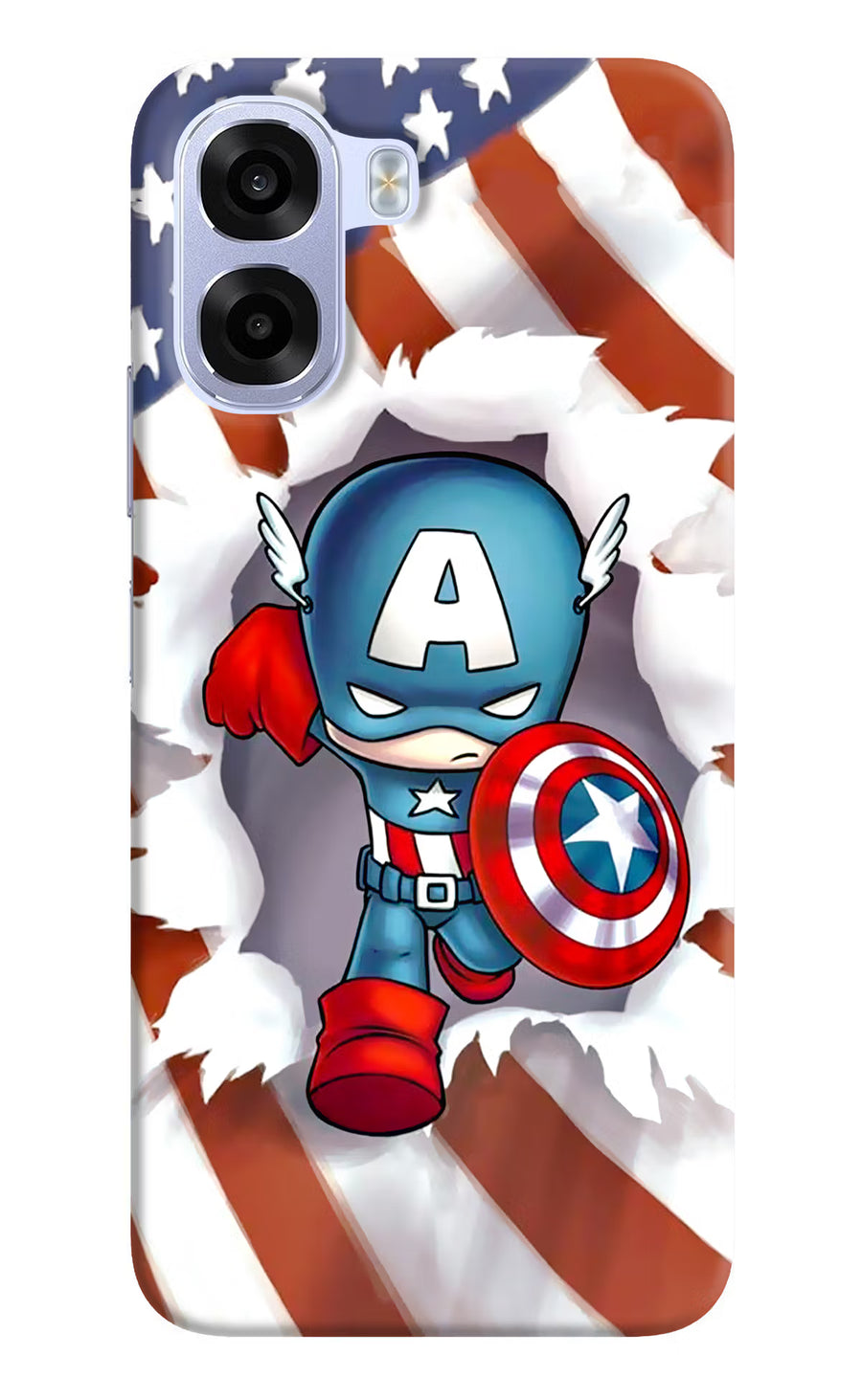 Captain America OPPO K14x 5G Back Cover, Hard case
