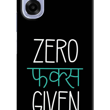 Zero Fucks Given OPPO K14x 5G Back Cover