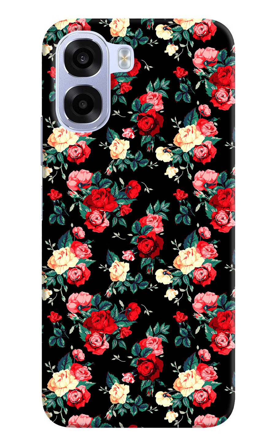 Rose Pattern OPPO K14x 5G Back Cover, Hard case