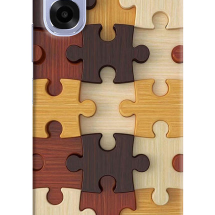 Wooden Puzzle OPPO K14x 5G Back Cover