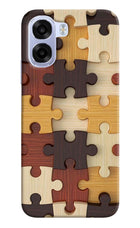 Wooden Puzzle OPPO K14x 5G Back Cover