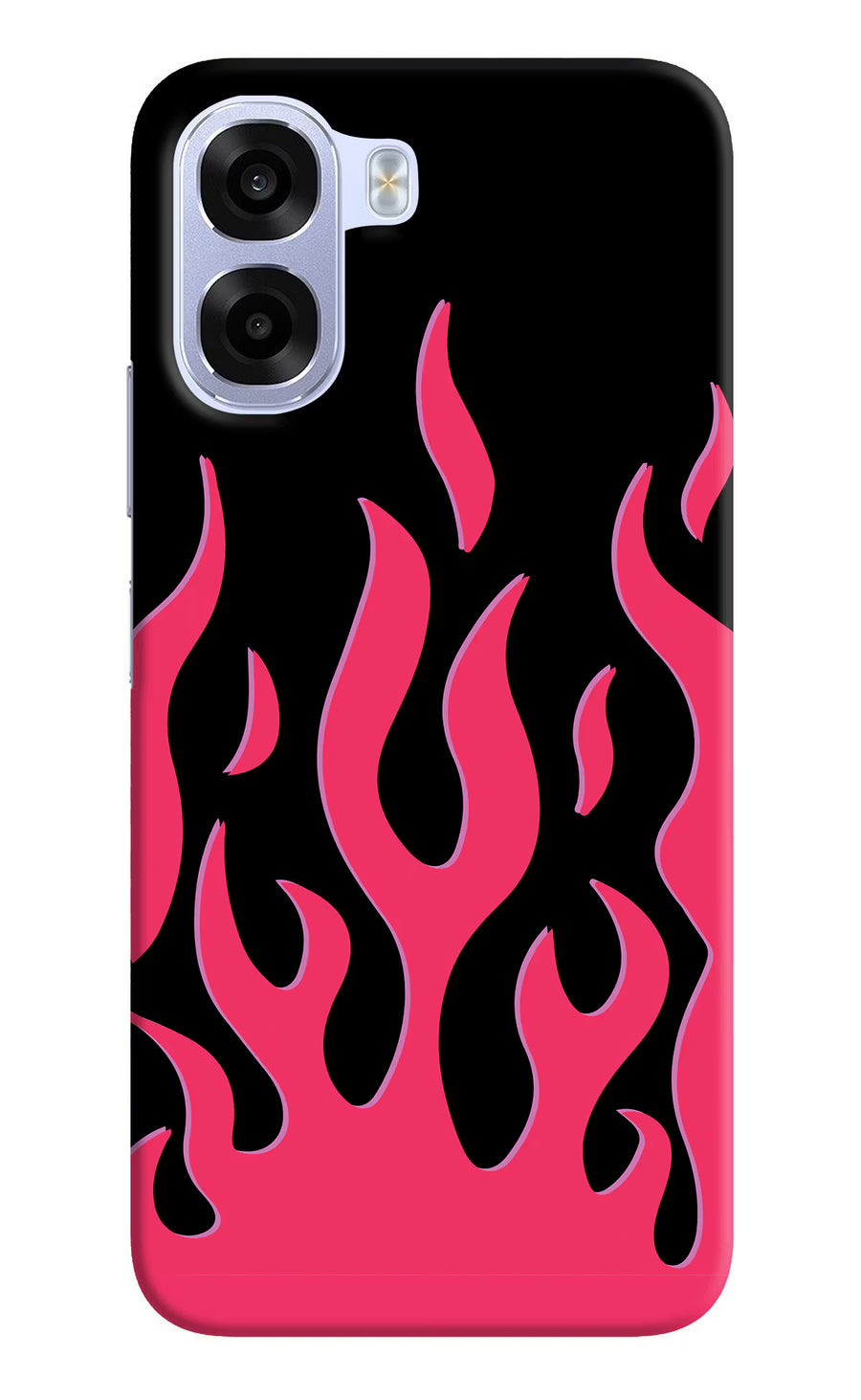 Fire Flames OPPO K14x 5G Back Cover, Hard case