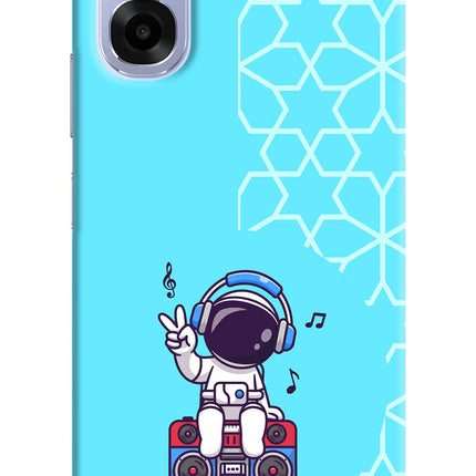 Cute Astronaut Chilling OPPO K14x 5G Back Cover