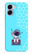 Cute Astronaut Chilling OPPO K14x 5G Back Cover