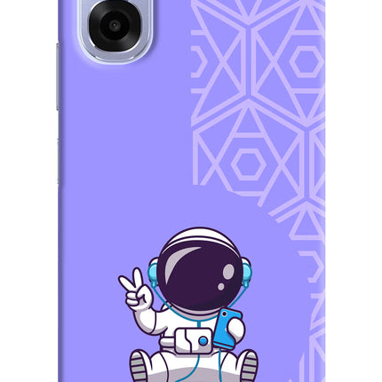 Cute Astronaut Chilling OPPO K14x 5G Back Cover