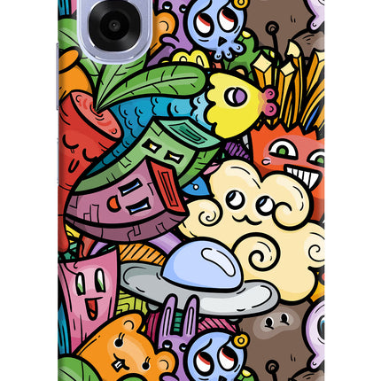 Veggie Doodle OPPO K14x 5G Back Cover