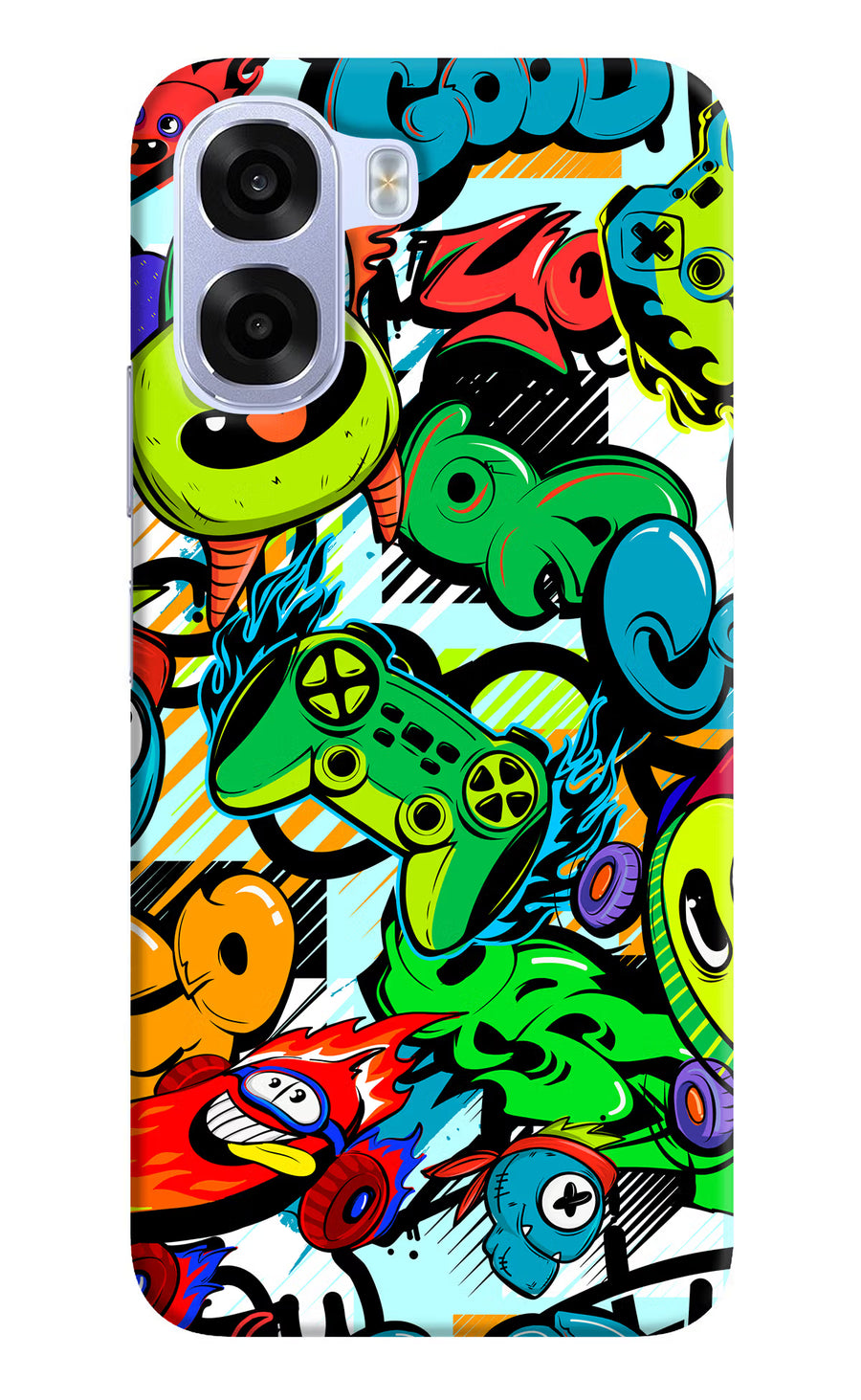 Game Doodle OPPO K14x 5G Back Cover, Hard case