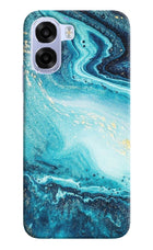 Blue Glitter Marble OPPO K14x 5G Back Cover
