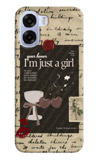 I am just a girl OPPO K14x 5G Back Cover