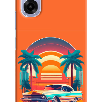 Palm Drive 80s OPPO K14x 5G Back Cover