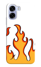 Fired Up – White OPPO K14x 5G Back Cover
