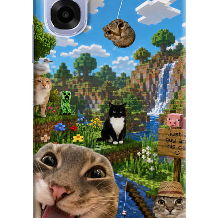 Minecraft Cat Chaos OPPO K14x 5G Back Cover