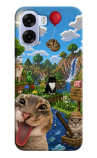 Minecraft Cat Chaos OPPO K14x 5G Back Cover