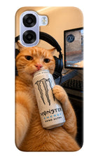 Gamer Cat Energy OPPO K14x 5G Back Cover