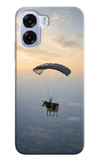 Skydiving Cow OPPO K14x 5G Back Cover