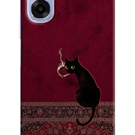 Midnight Cat OPPO K14x 5G Hard Case Back Cover by Casekaro