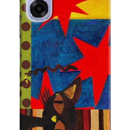 Pop Cat OPPO K14x 5G Hard Case Back Cover by Casekaro